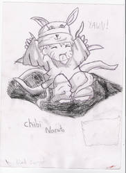 chibi naruto yawns