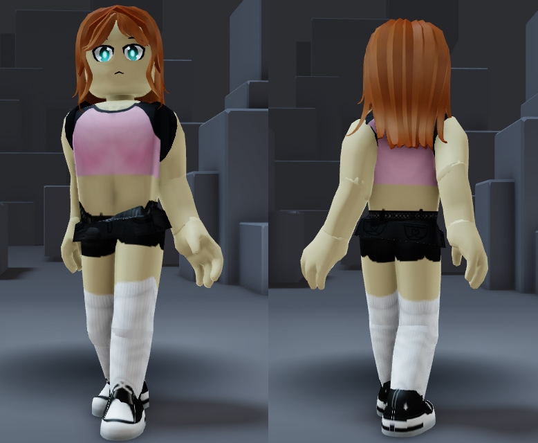 Roblox Noob Girl as HUMAN by Woophia on DeviantArt