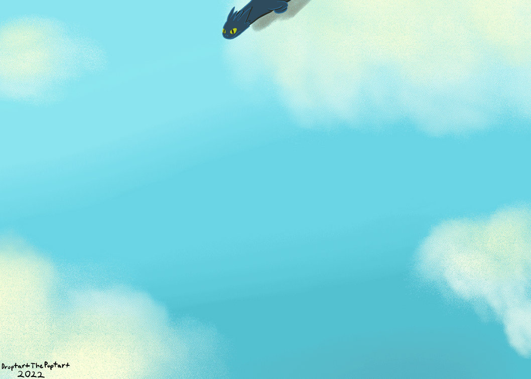 Toothless Complete Animation Gif by DroptartDragon on DeviantArt