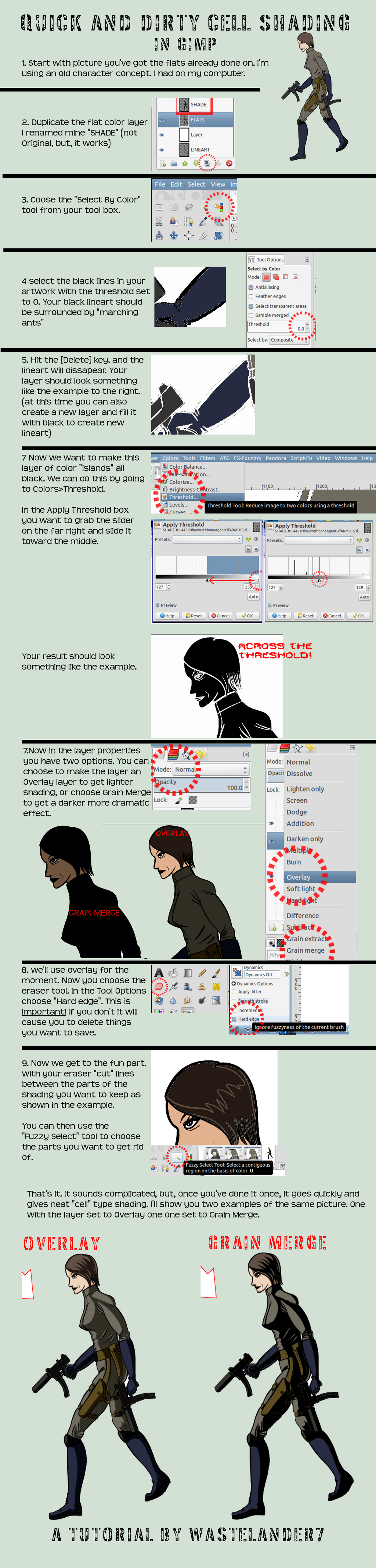 Quick And Dirty Cell Shading In Gimp