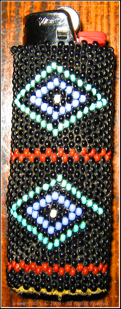 Beaded Lighter Case