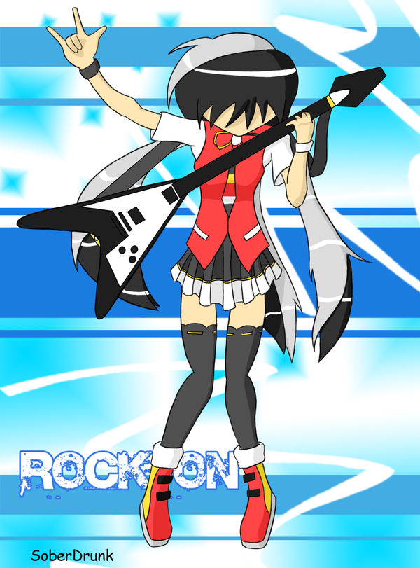 Deviantart Rocker Girl Rocking Girl by SoberDrunk on DeviantArt