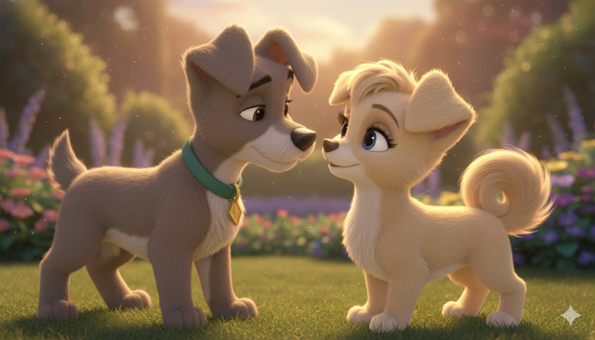 Scamp and Angel (Portrait 11) by RAWLDER75 on DeviantArt