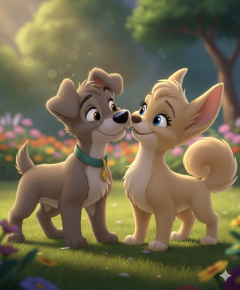 Scamp and Angel (Portrait 15) by RAWLDER75 on DeviantArt