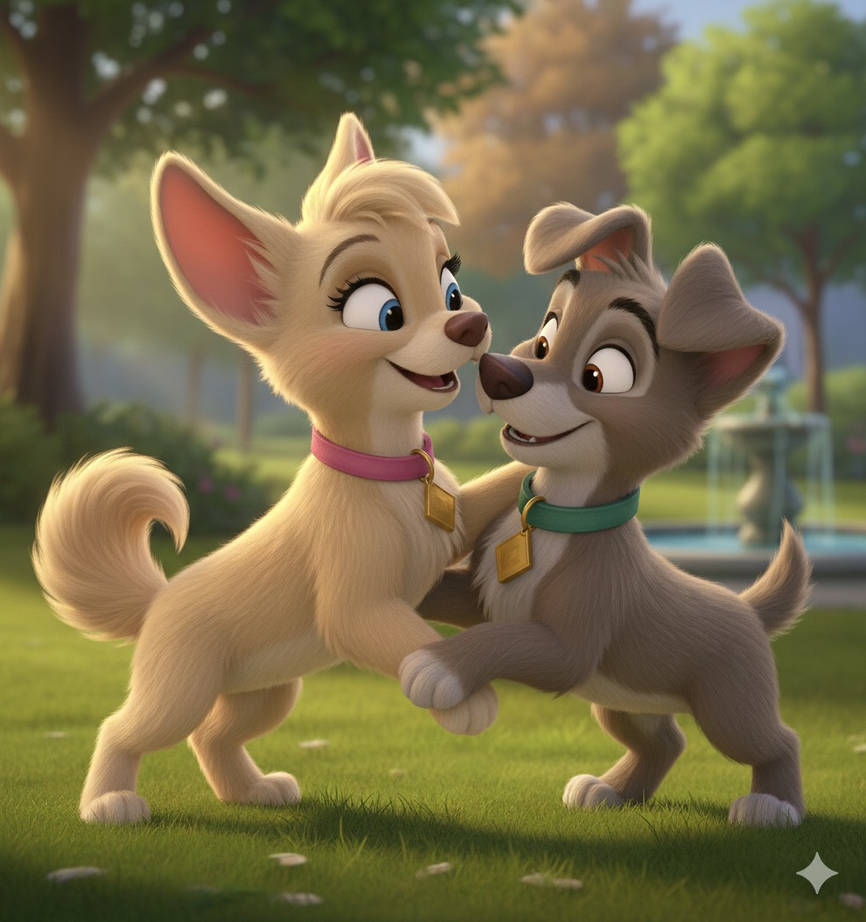 Scamp and Angel (Portrait 23) by RAWLDER75 on DeviantArt