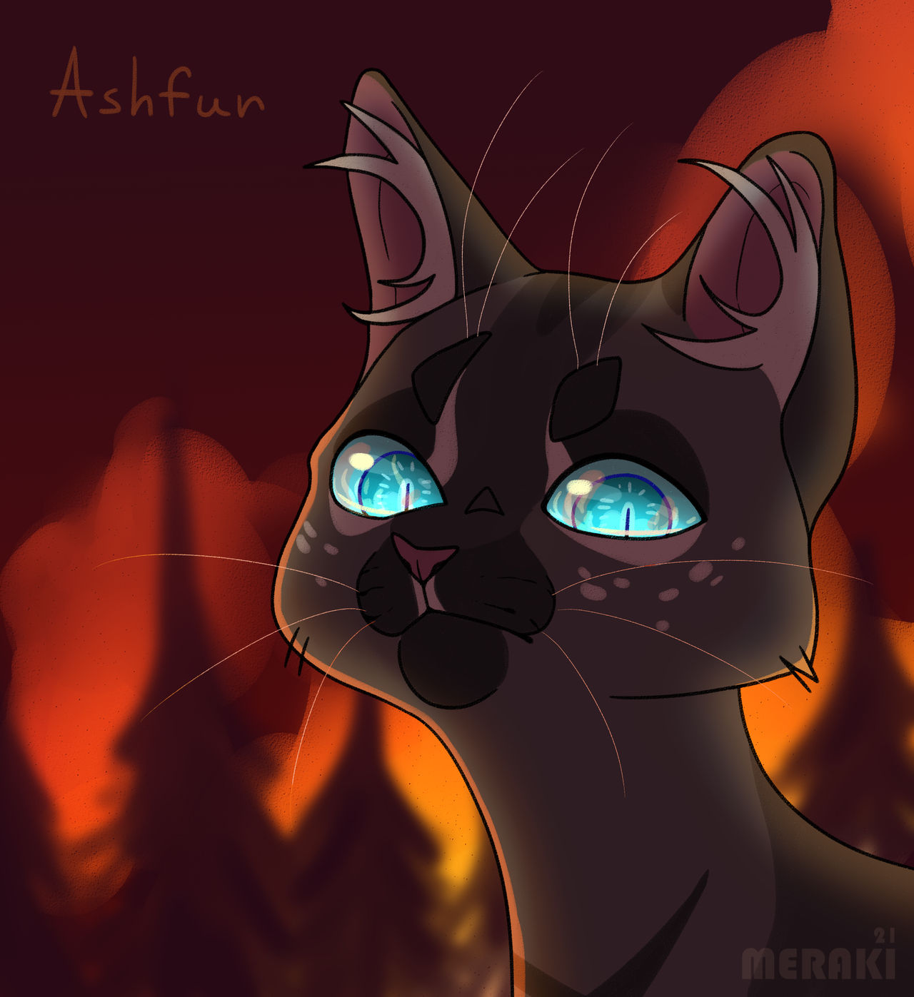 Ashfur by flash-the-artist  Warrior cats art, Warrior cats series, Warrior  cats fan art