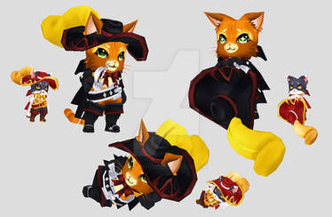 Puss in Boots Zoro - Grand Chase Pet Concept