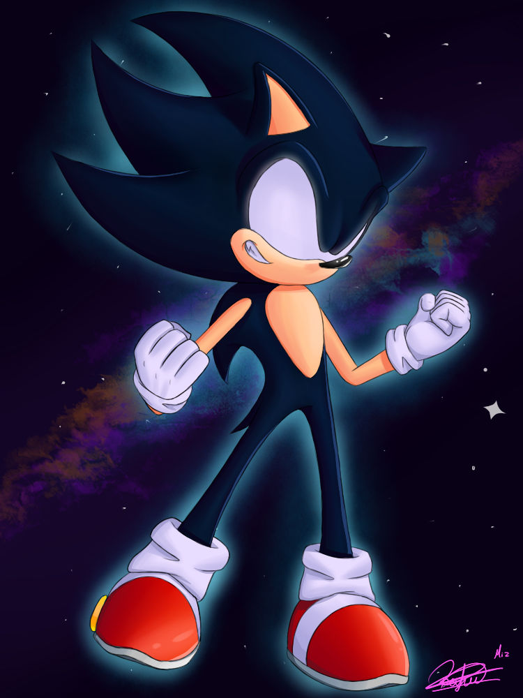 Dark Sonic by DrawEver on DeviantArt