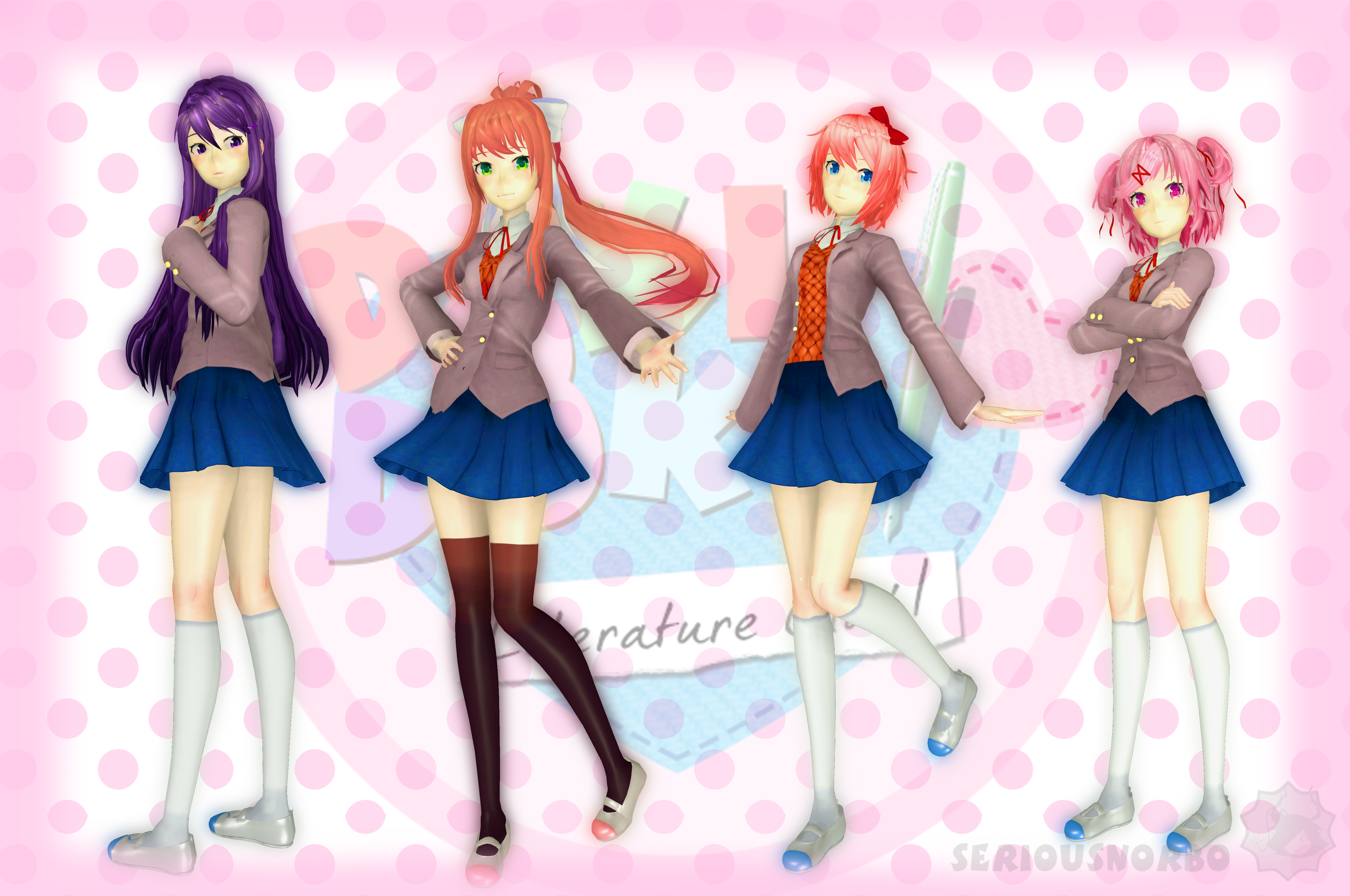 Doki Doki Literature Club + DOWNLOAD by OzzWalcito on DeviantArt