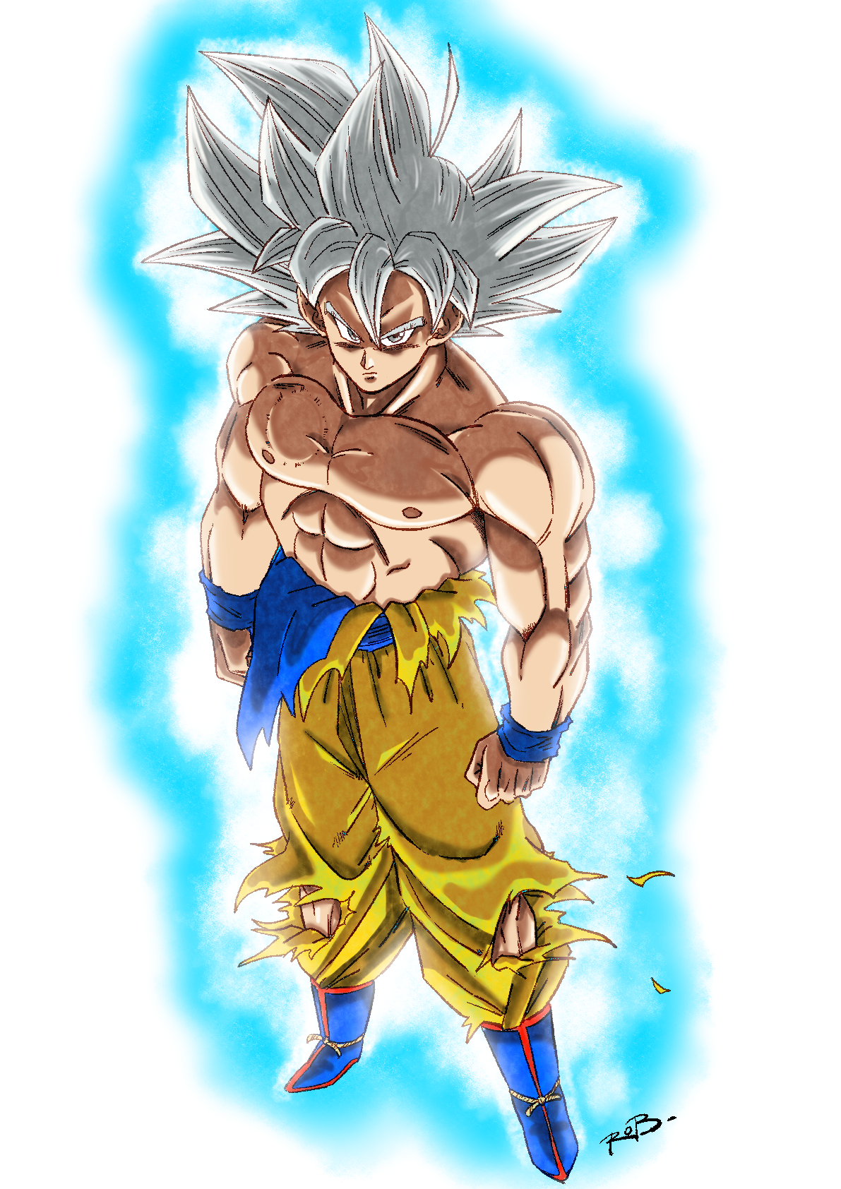 Son Goku Ssj Blue by ButanoBakaArt on DeviantArt