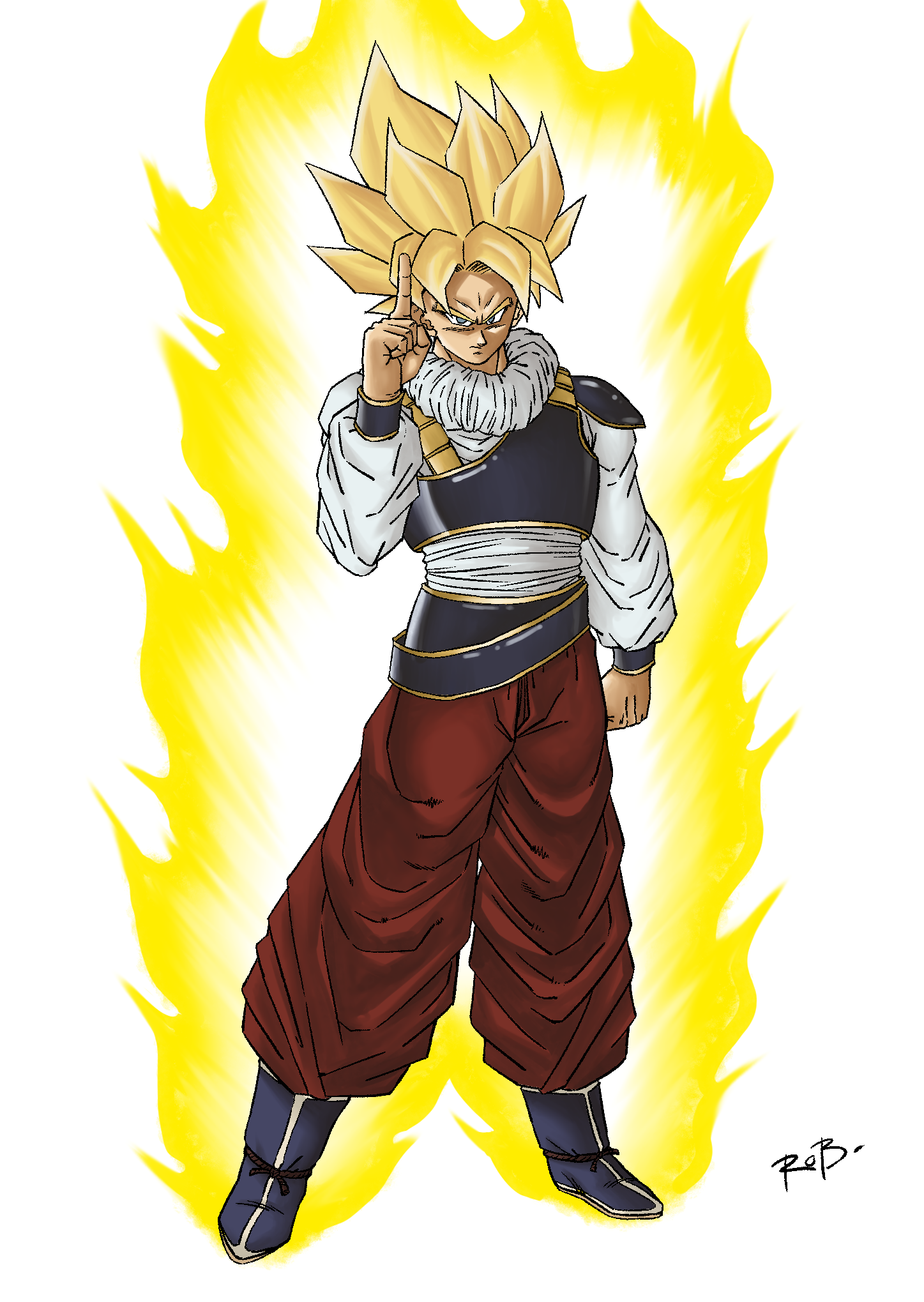 Goku Super Saiyan 3 by TicoDrawing on DeviantArt in 2023