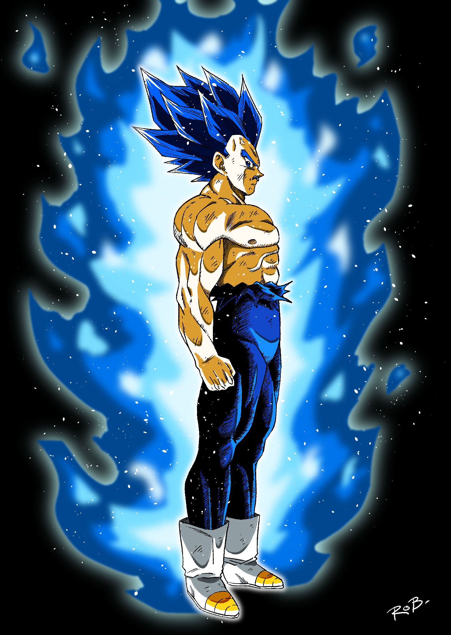 Goku vs Vegeta by TheOneNimbus on DeviantArt