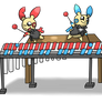 Dynamic Duo on the Xylophone