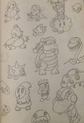 Sketchember - Day 10 - Bowser's Minions