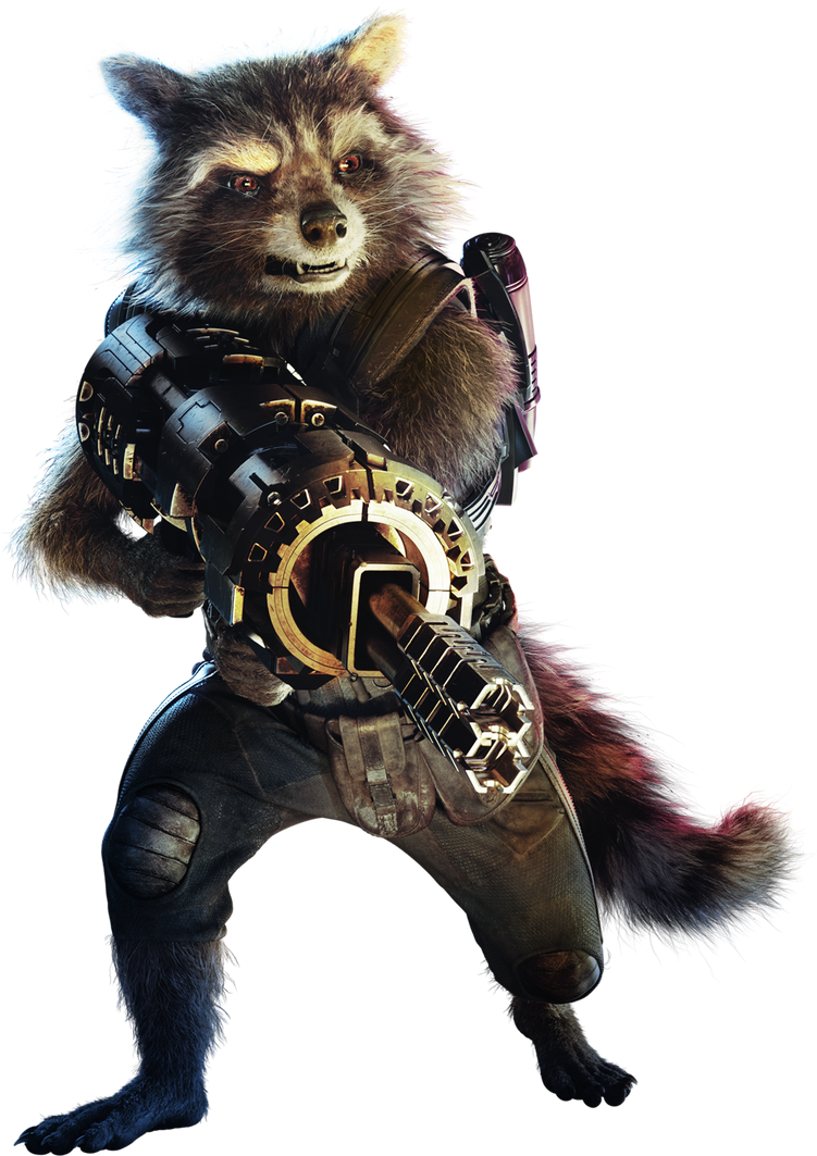 Rocket Raccon (PNG) by AmazingToluDada3000 on DeviantArt