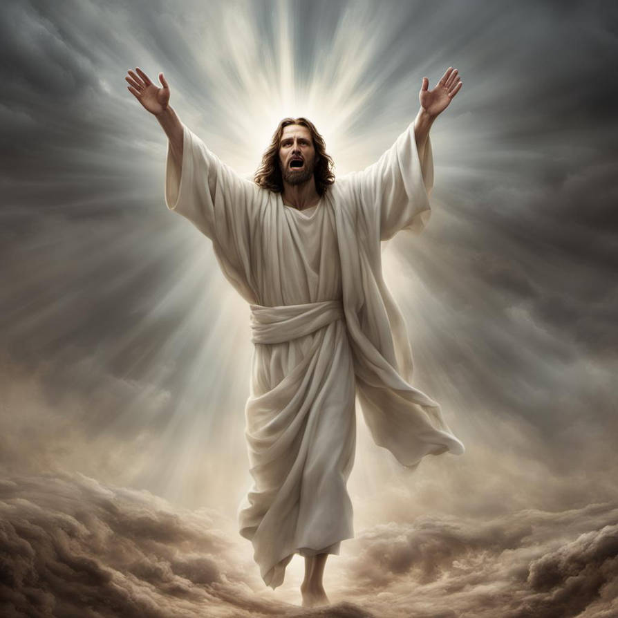 Jesus Christ Rising From The Dead Walking Out Of H by kencalif on ...