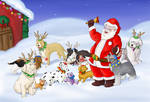 Reindeer dogs by UrsusArctos