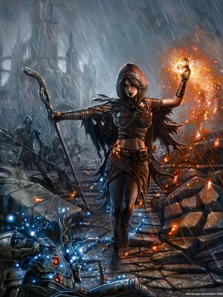 Dark Souls Pyromancy by SirTiefling