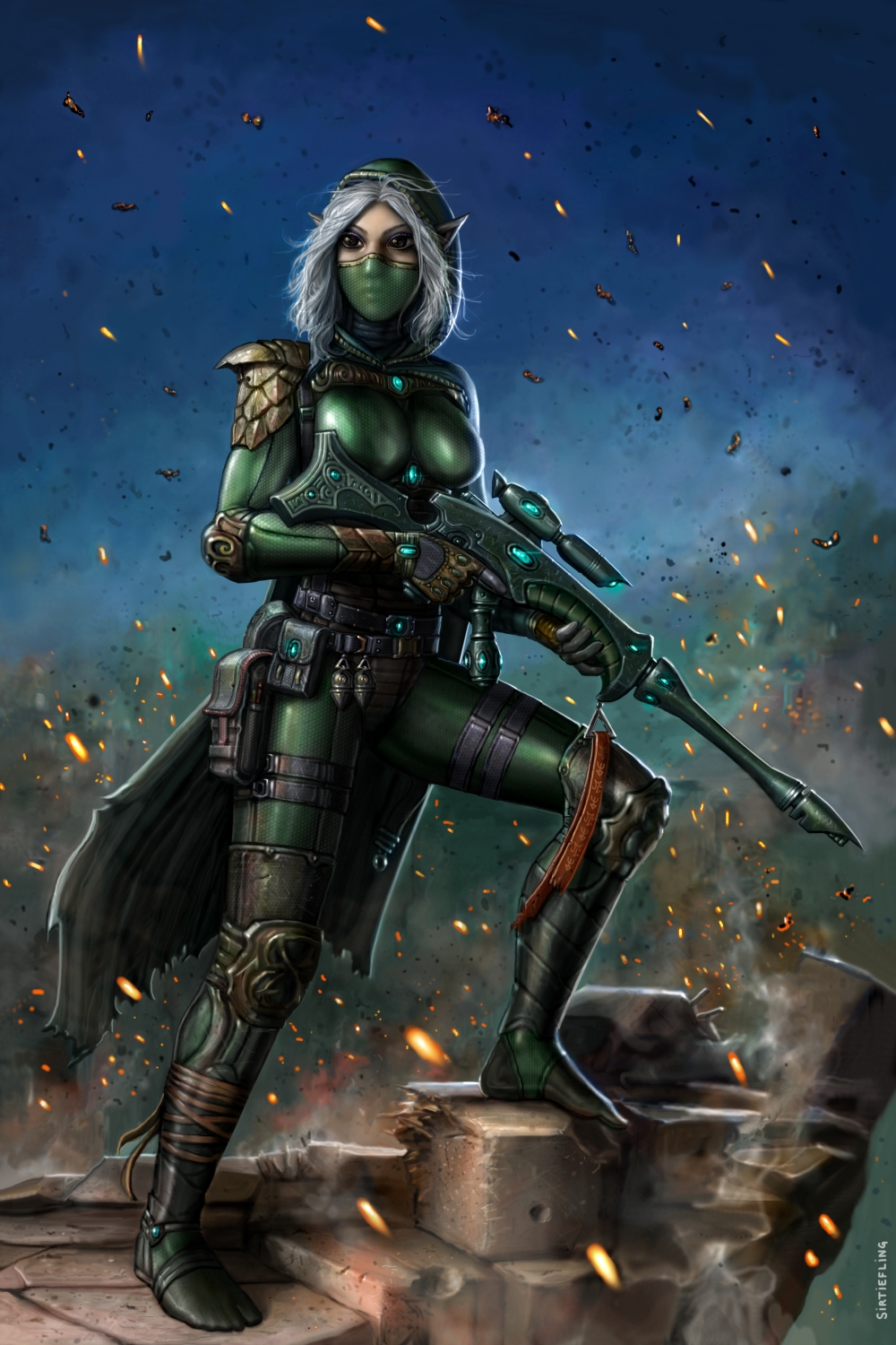 Eldar Ranger Rune Eldar Ranger by SirTiefling on DeviantArt