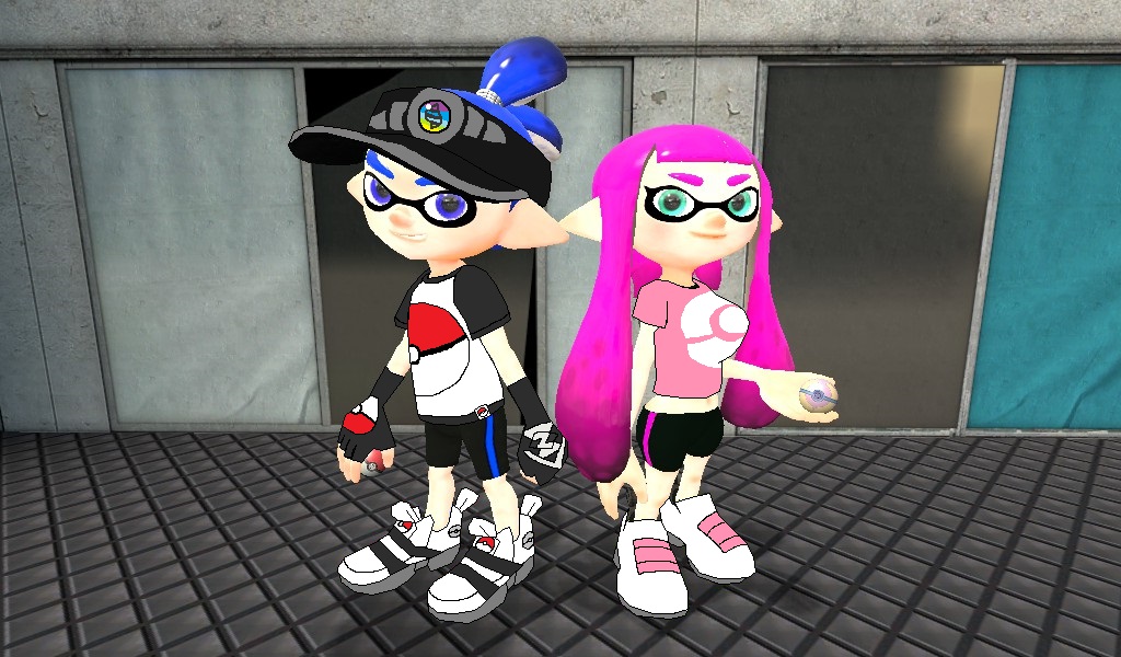 True Kellen and Wendy's Inkling Forms by K-Thrillz12 on DeviantArt