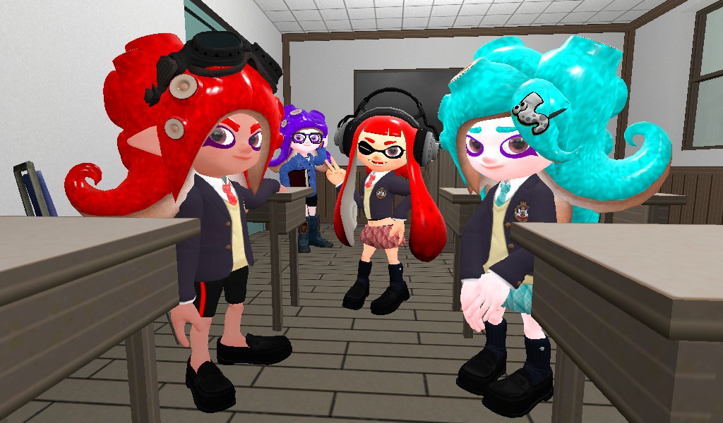 Splatoon High Splatoon: Future Summer and Friends at High School by K-Thrillz12 on ...