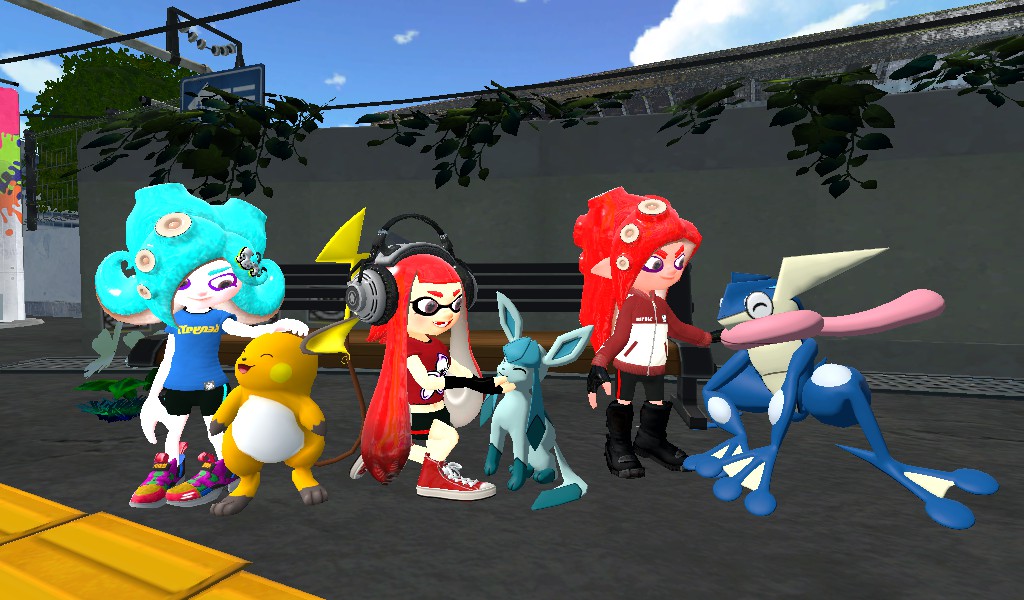 Splatoon: Pokemon Partners by K-Thrillz12 on DeviantArt