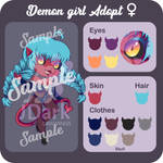 Demon girl Adopt 02 by JaponesitaDark