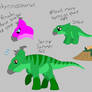 Dino guide (Pachyrhinosaurus)