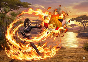 Bubba gets killed by Mai Shiranui