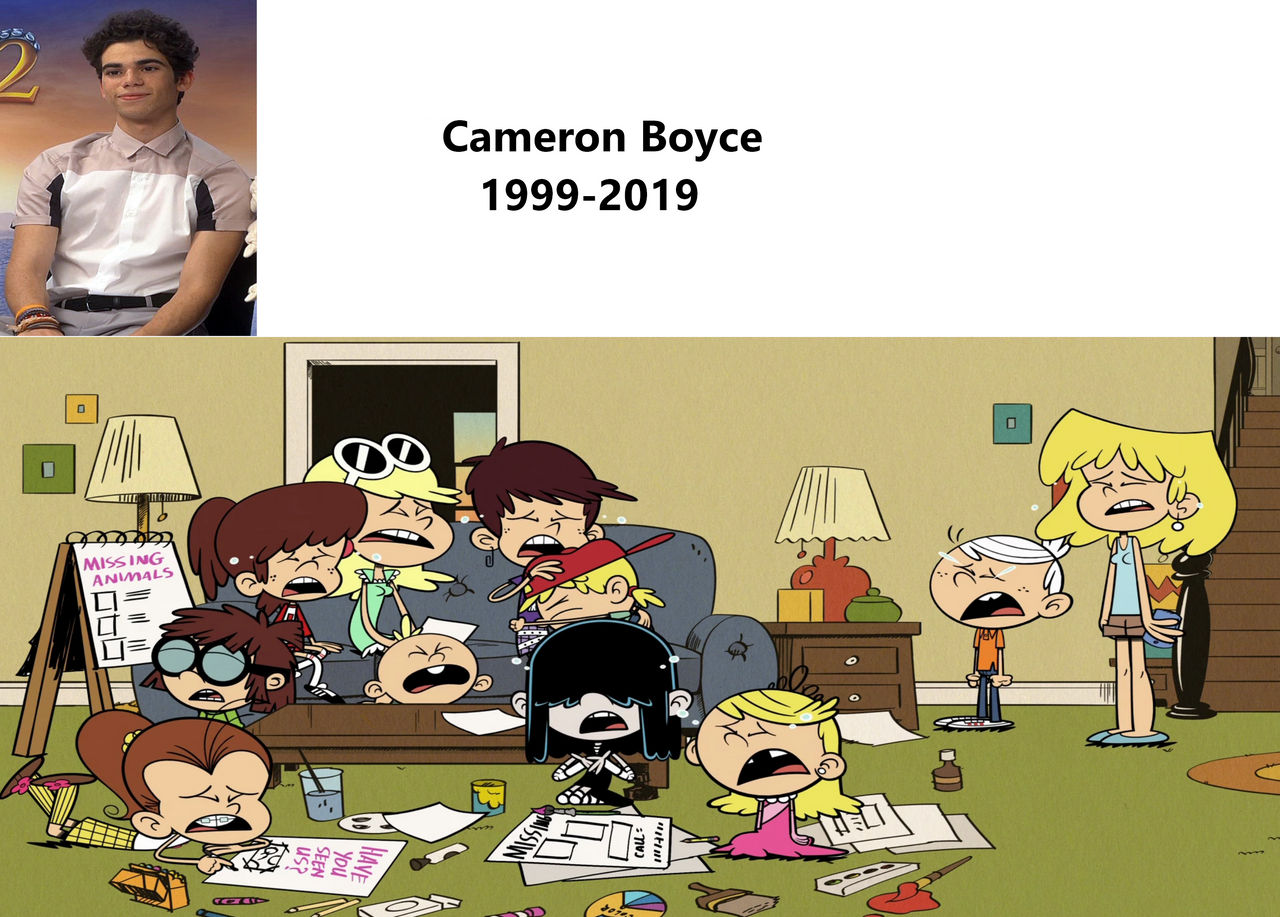 The Loud Kids Crying Over Cameron Boyce by Combusto82 on DeviantArt
