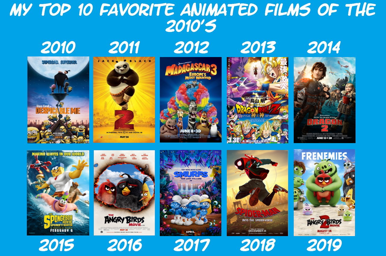 My Top 10 Animated Films in 2010s by Combusto82 on DeviantArt
