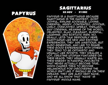 Zodiac Sagittarius - Papyrus