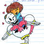 Papyrus and Frisk