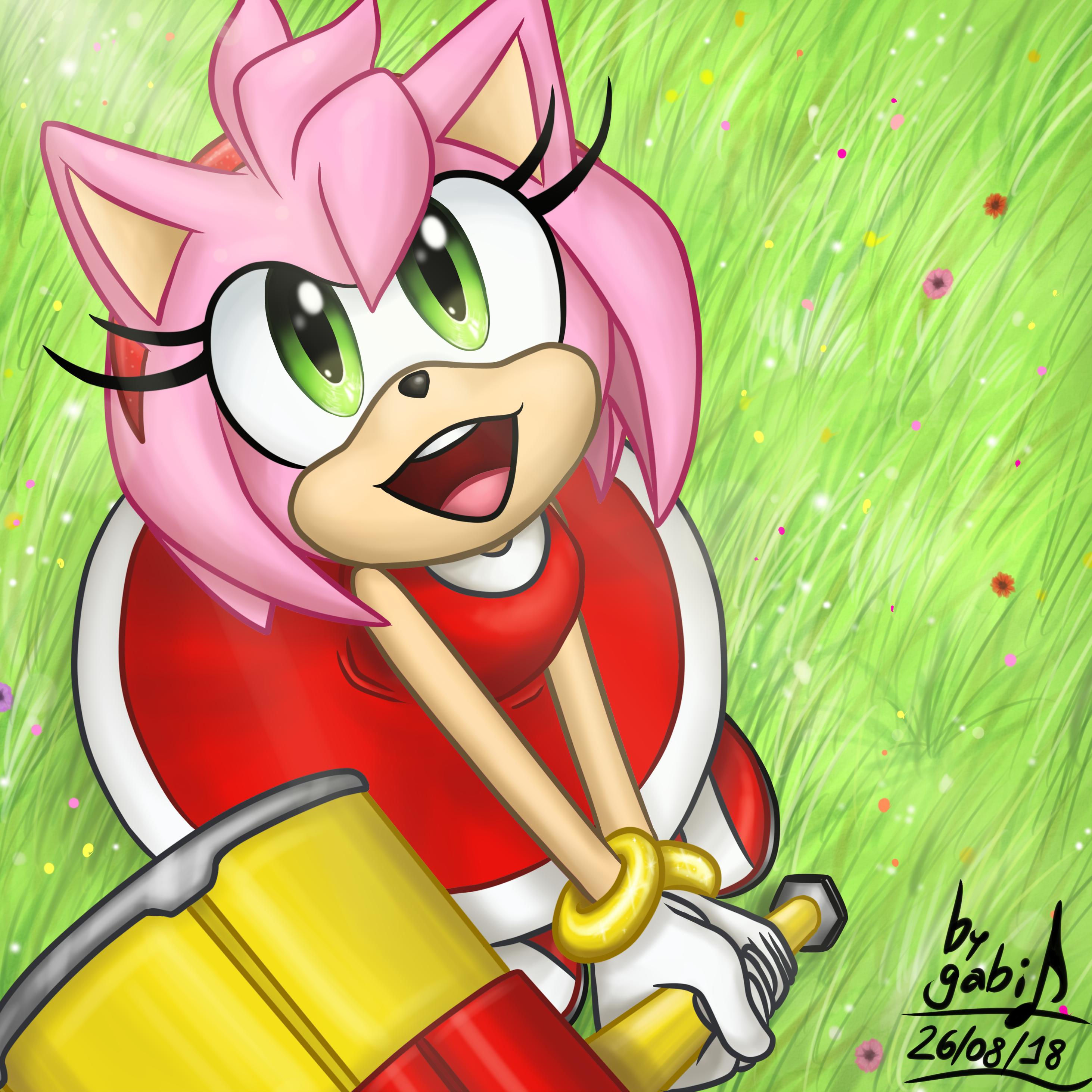 Amy Rose Fan Art Sonic The Hedgehog PNG, Clipart, Amy Rose, Area