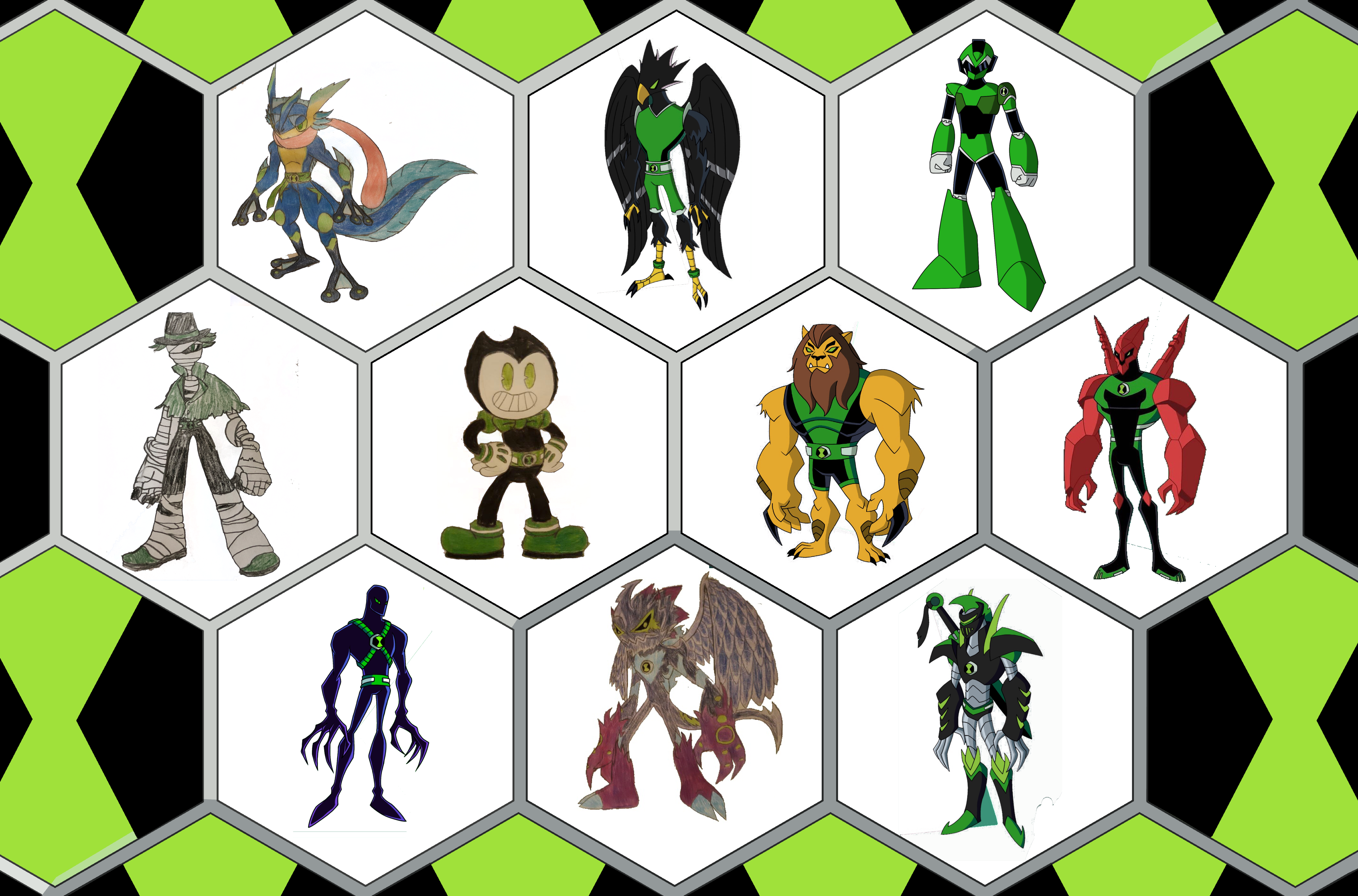 My First 10 Ben 10 Aliens by EnderKnight1 on DeviantArt