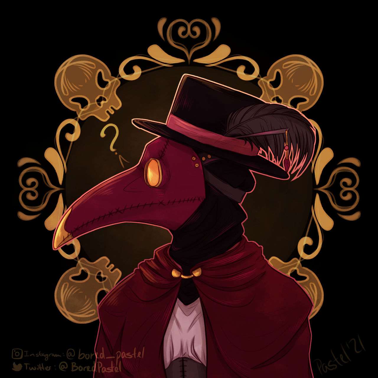 Doctor Pfp NB Plague Doctor Pfp 2021 by BoredPastel on DeviantArt