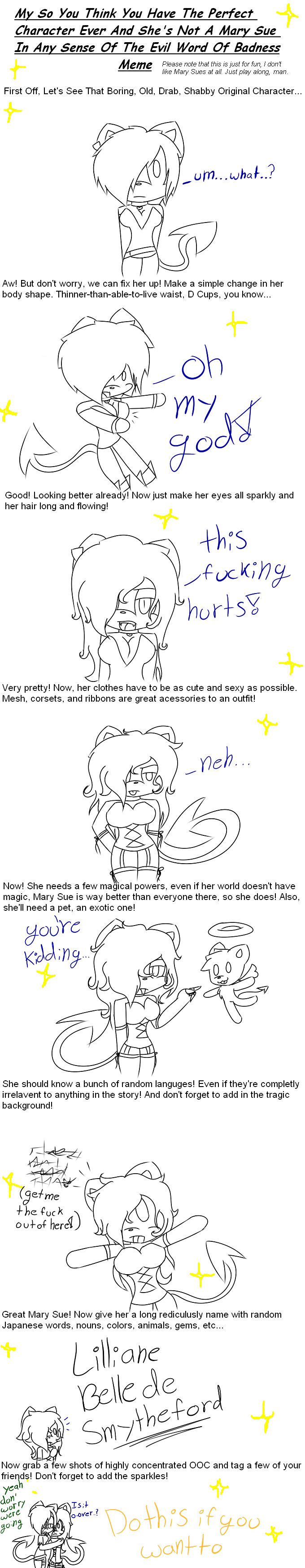 Mary Sue-ification Meme Lili by lune101 on DeviantArt