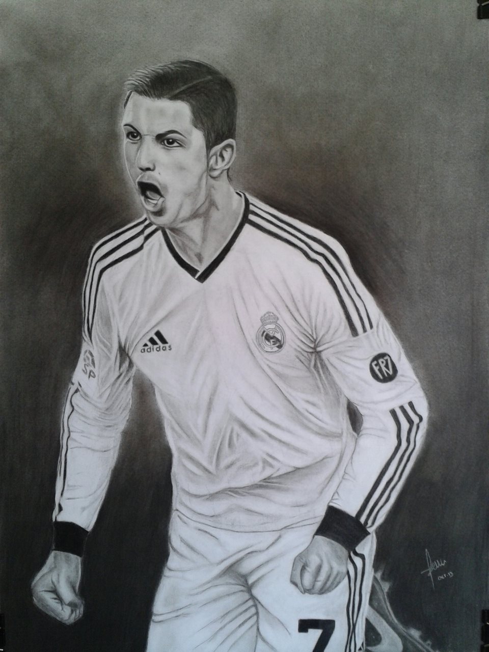 Cristiano Ronaldo (dibujo) by JoanFR7 on DeviantArt