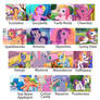 Katarakta4's Pony G3 Earth Ponies profiles Collage