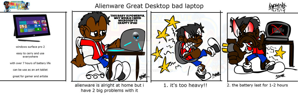 Alienware Meme Alianware great desktop bad laptop meme by HeroArt110 on DeviantArt