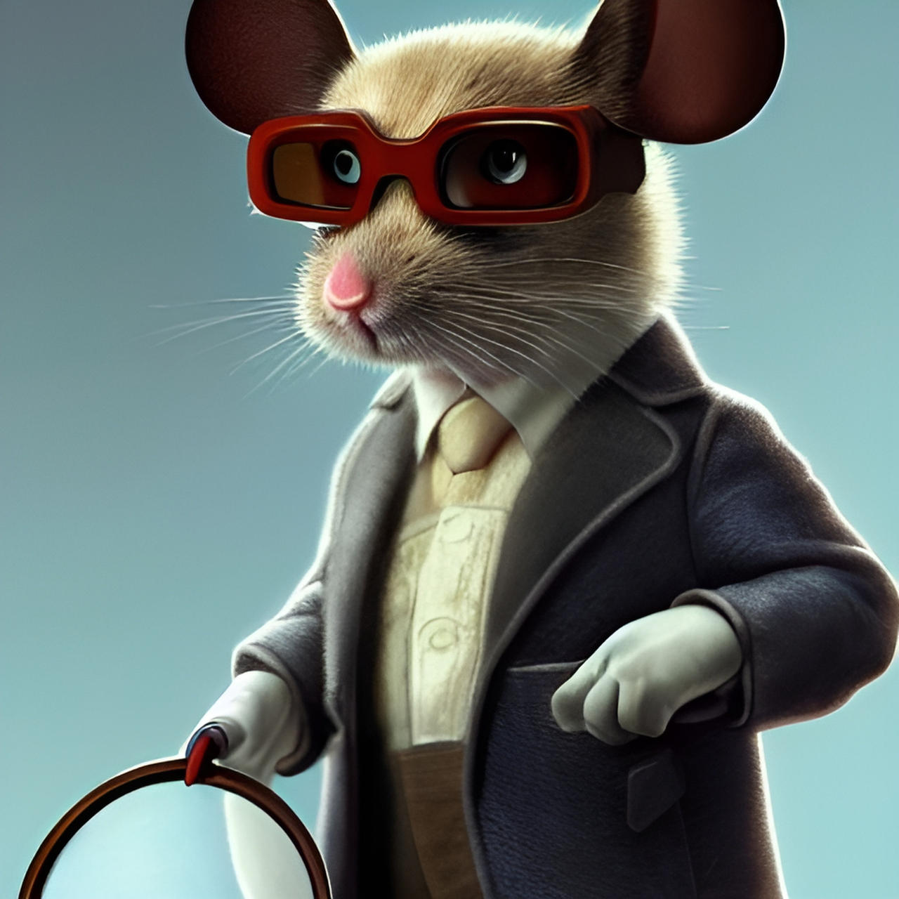 Detective Mouse by Aria-artt on DeviantArt
