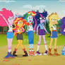 The mane 7 and spike in deep shock