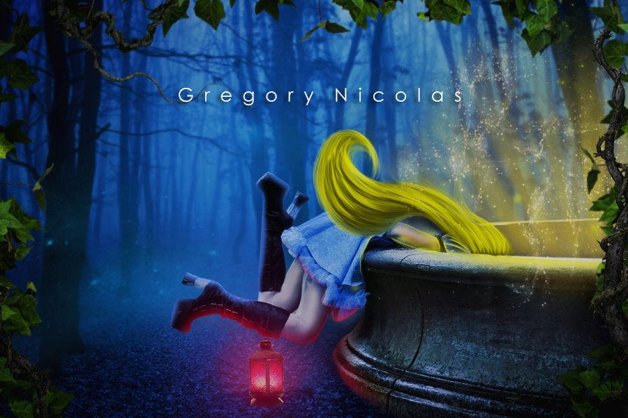 Alice in Wonderland p. one by GregoryNicolas