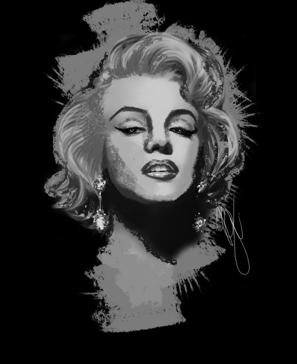 Marilyn Monroe Digital painting