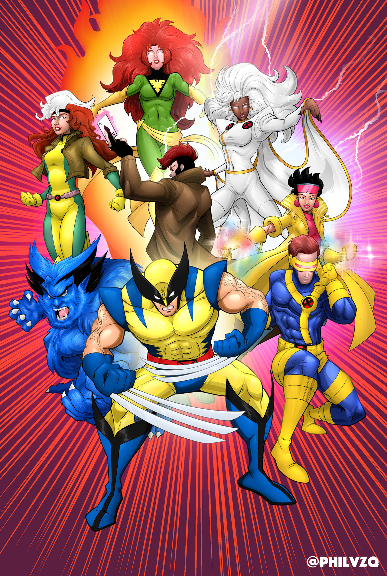 90s X Men By PhilVzQ On DeviantArt 90s-x-men-by-philvzq-on-deviantart