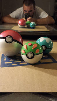 Pokeball, Friend Ball, Dive Ball