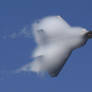 f-22 raptor vapor trail