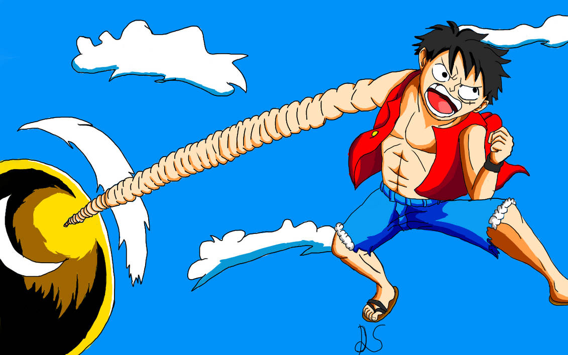Luffy Golden Rifle Golden Rifle by doctorsonic123 on DeviantArt
