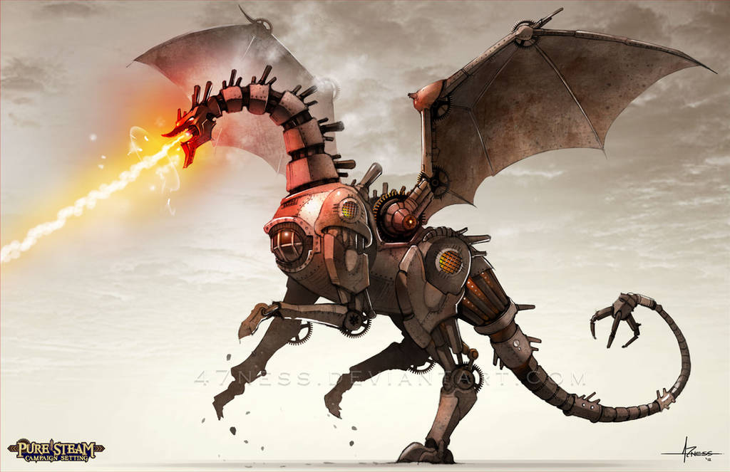 PURE STEAM - Steam Dragon by 47ness