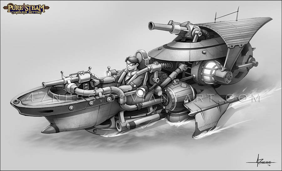 PURE STEAM - Gyro Skiff by 47ness